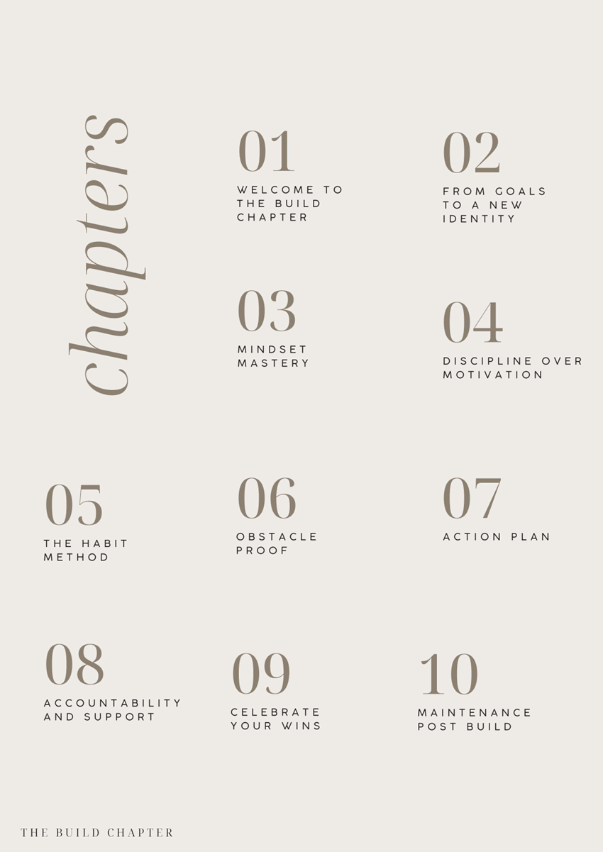 The Build Chapter Toolkit & Personal Development Session