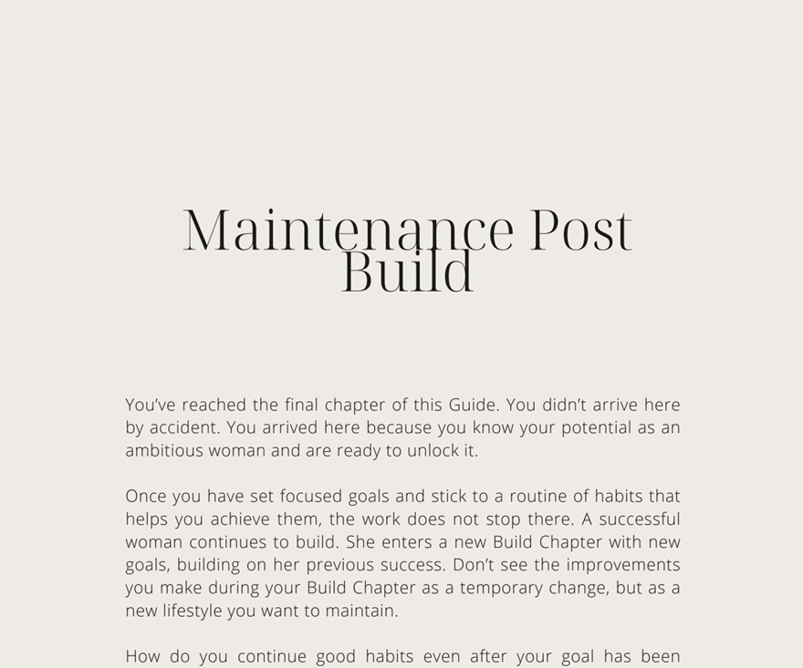 The Build Chapter Toolkit